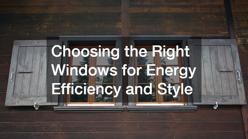 Choosing the Right Windows for Energy Efficiency and Style